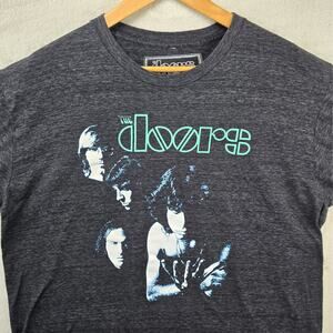 The Doors Shirt Mens XL Gray Jim Morrison Rock Band Tee Retro Grunge